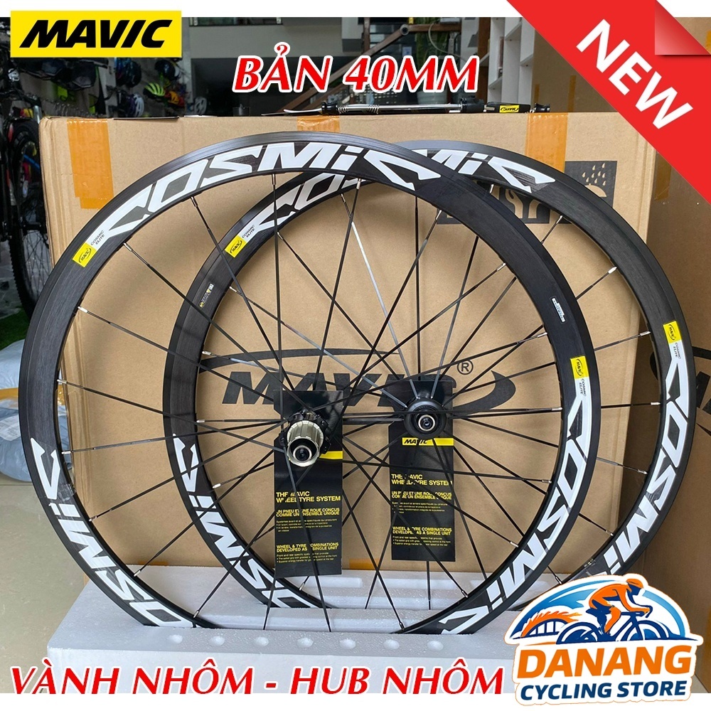 Bộ Vành Nhôm Xe Đạp Road MAVIC Cosmic Elite 700C 40mm - Alloy Wheelset