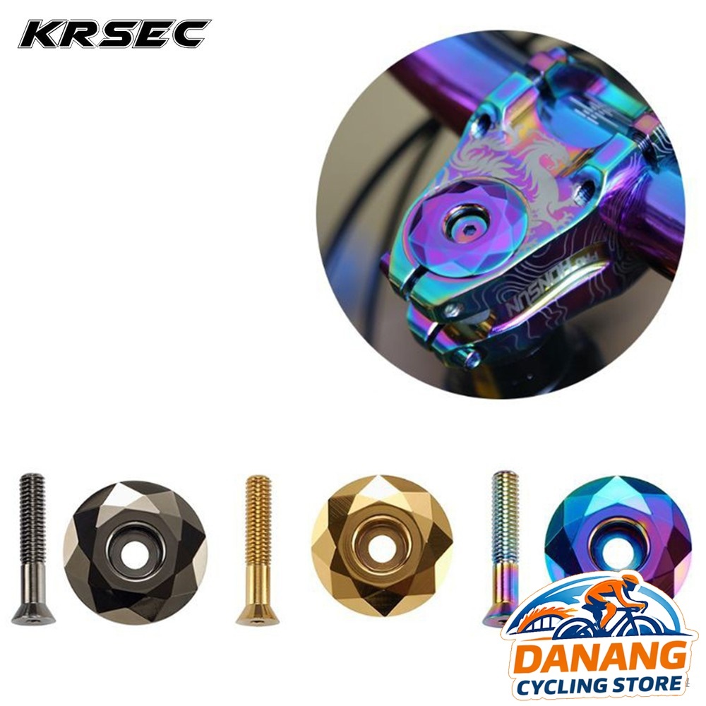 Nắp Chụp Nhôm Pô Tăng Xe Đạp KRSEC – Top Cap Nhôm CNC