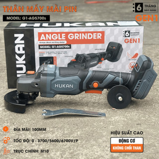 [Mẫu mới] Máy Mài Pin Hukan AG 5700S Động Cơ Không Chổi Than, Chân Pin Phổ Thông M21, Bảo Hành Chính Hãng 6 Tháng