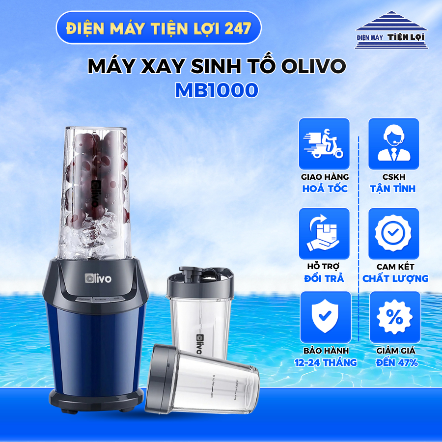 Máy Xay Sinh Tố OLIVO MB1000