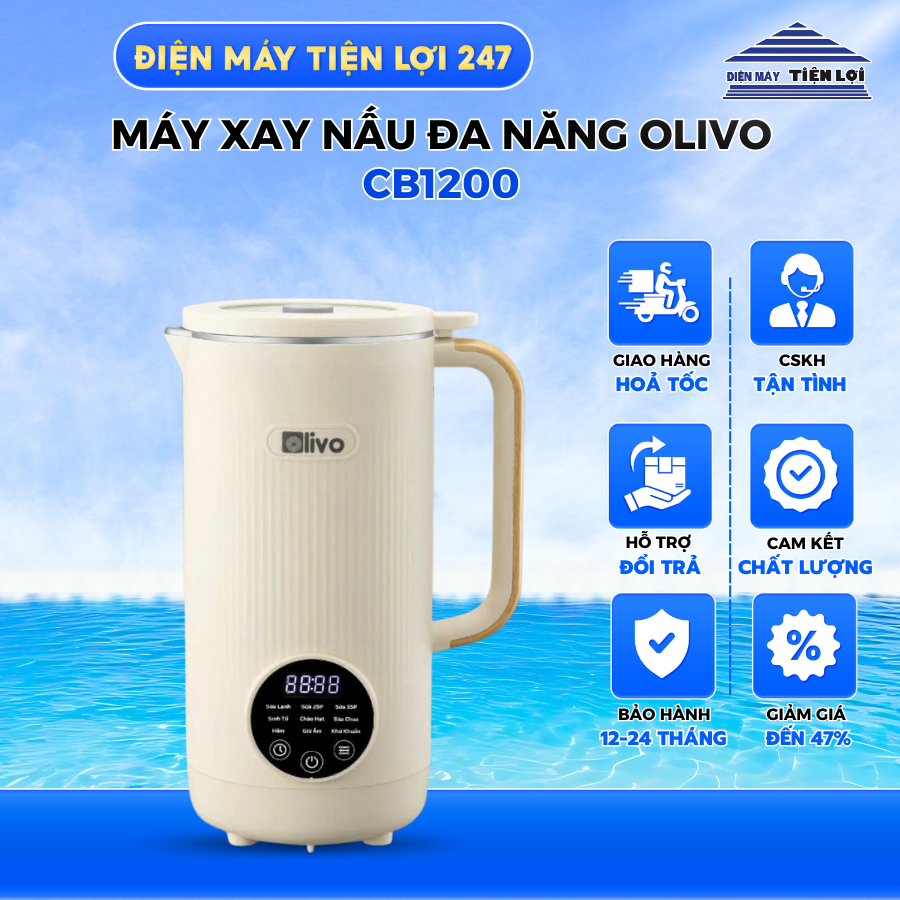 Máy Xay Nấu Đa Năng OLIVO CB1200