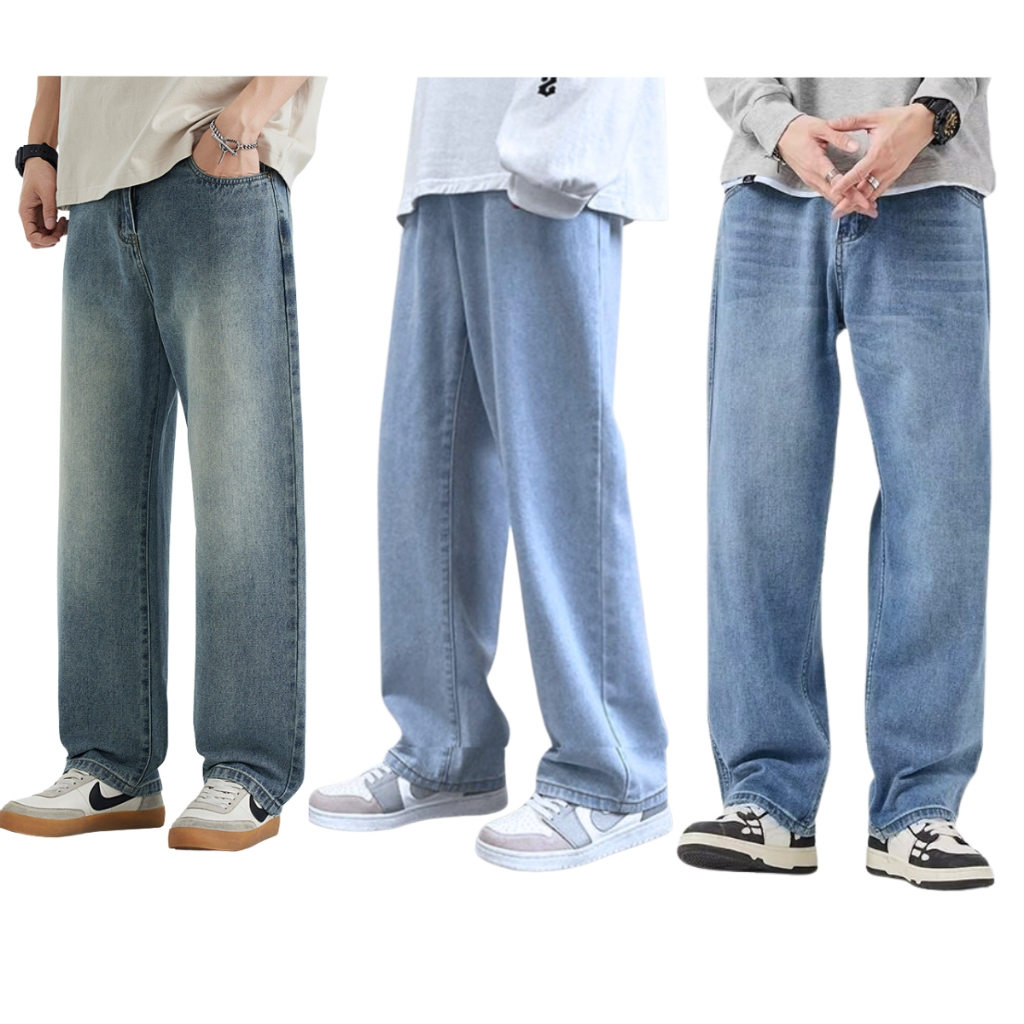 Quần jean nam KONOTN ống đứng suông QJ7