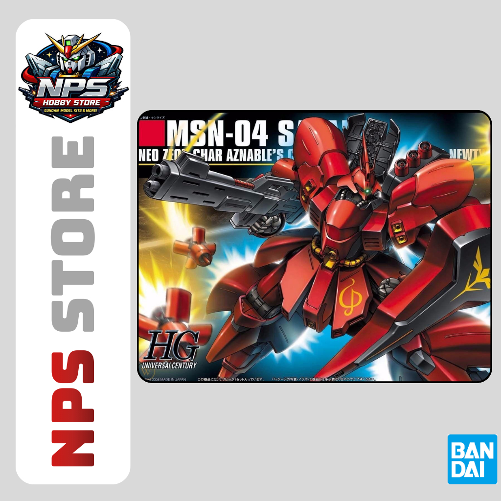 Mô hình lắp ráp HG 1/144 Sazabi HGUC chính hãng Bandai