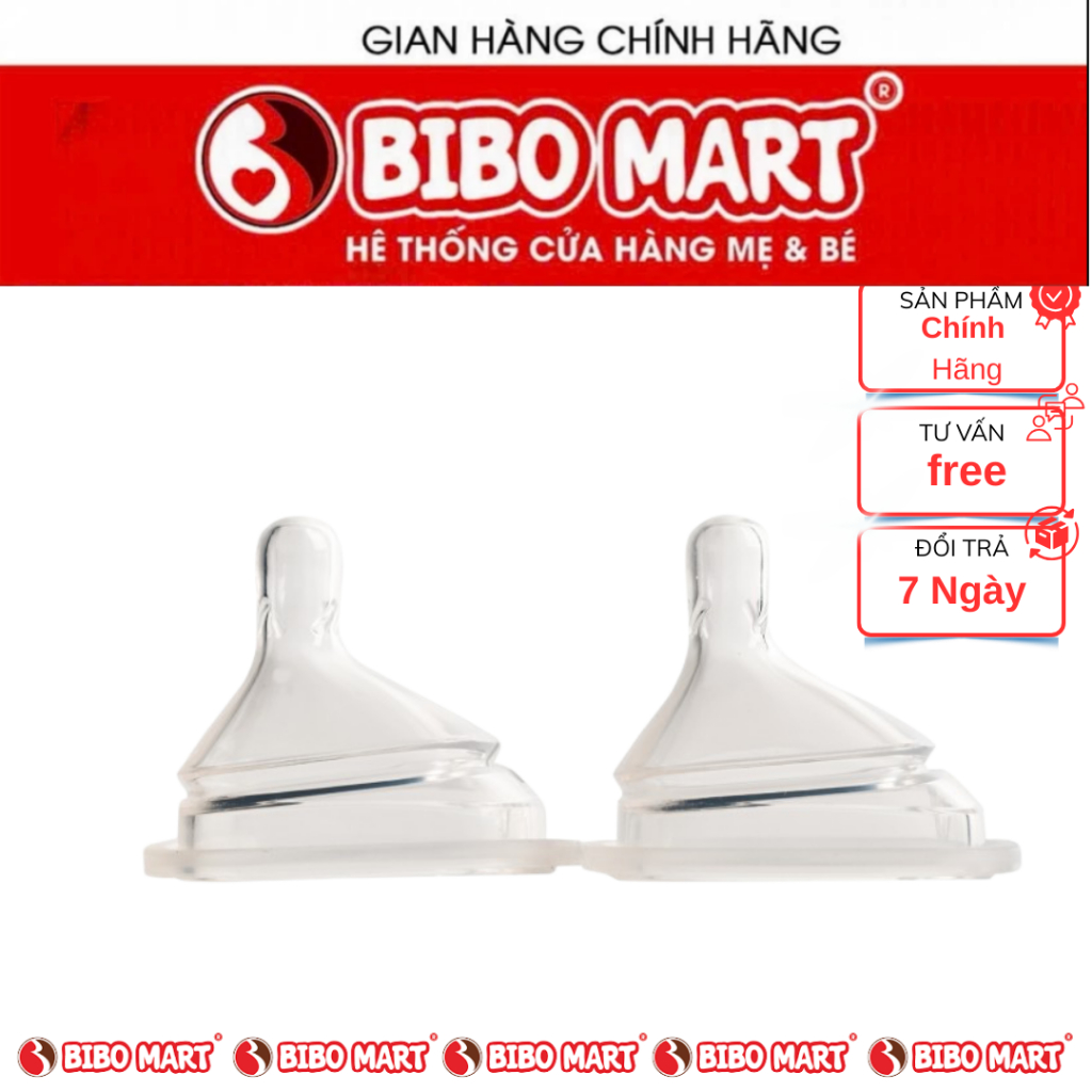 (Chính Hãng)Núm ti bình sữa Hegen cho bé cam kết hàng chính hãng