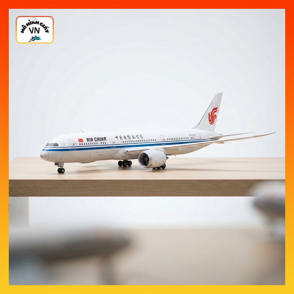 Bộ Kit Lắp Ráp Mô Hình Giấy Máy Bay Boeing 787-9 Air China Tỉ Lệ 1/120 Chất Liệu Giấy Cao Cấp - Mohi
