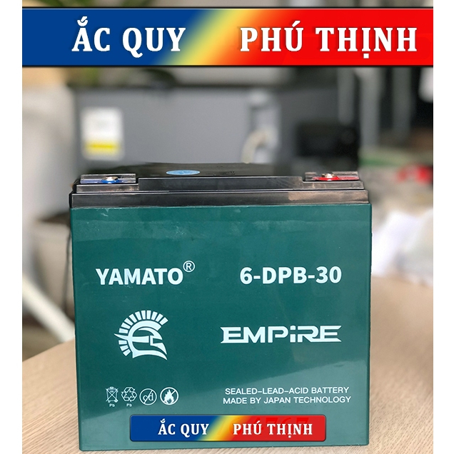 Acquy Xe Máy Điện Yamato 12V- 30Ah 6-DPB-30 EMPIRE