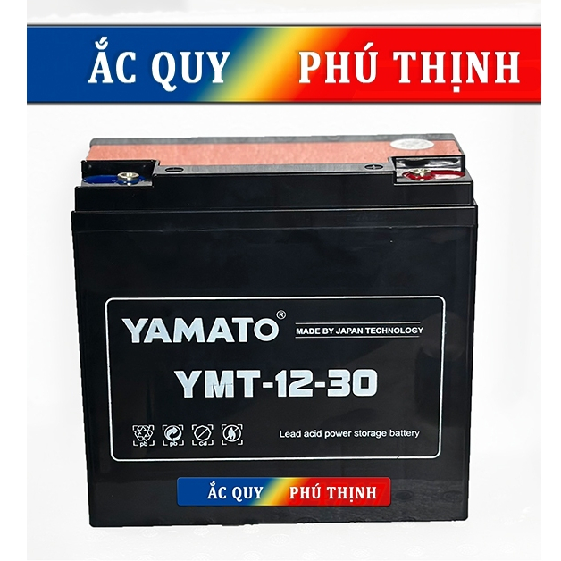 Acquy Xe Đạp Điện, Xe Điện Yamato 12V- 30AH 6-FM-30 Siêu nhân