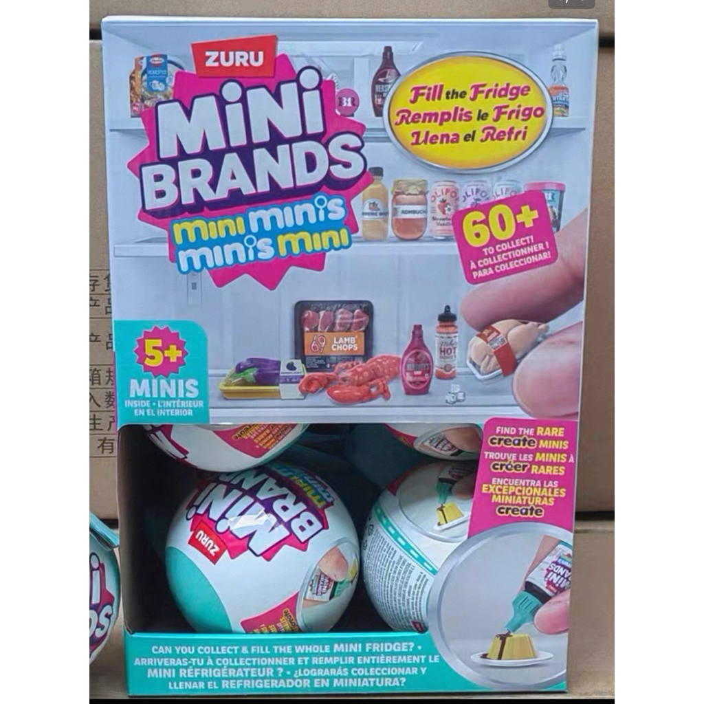 Tiêu đề sản phẩm: Bộ Đồ Chơi Bóc Túi Cầu ZURU Mini Brands Mini Minis – Series Fill The Fridge