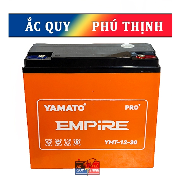 Ắcquy Yamato 12V - 30Ah YMT-12-30 PRO+ CAO CẤP 7kg