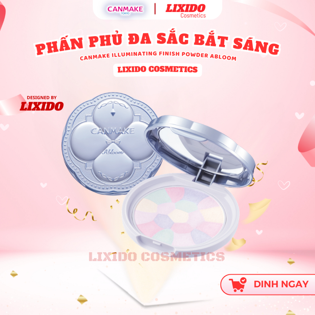 New Phấn Phủ Đa Sắc Bắt Sáng Canmake Illuminating Finish Powder Abloom