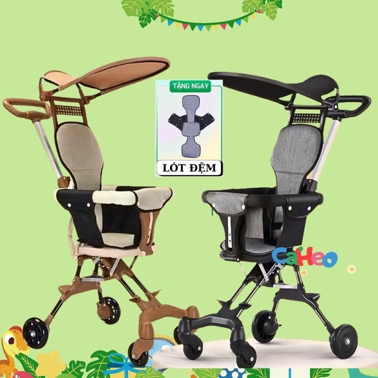 Xe Đẩy Gấp Gọn Cho Bé Yêu, Bé Đi Du Lịch Đi Chơi Siêu Gọn Nhẹ.
