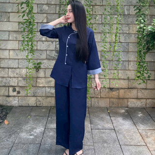 Vạt Hò Cách Điệu Lụa Hàn Nữ # Quần Áo Nữ Đi Chùa