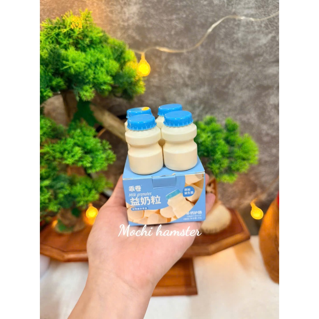 [Kẹo sữa Gjgjo] Phô Mai Sữa Chua Cheese Grains GJGJO cho Hamster