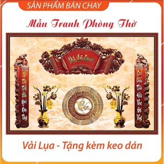 Tranh dán tường 3D trang trí phòng thờ