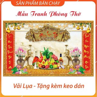 Tranh dán tường 3D trang trí phòng thờ