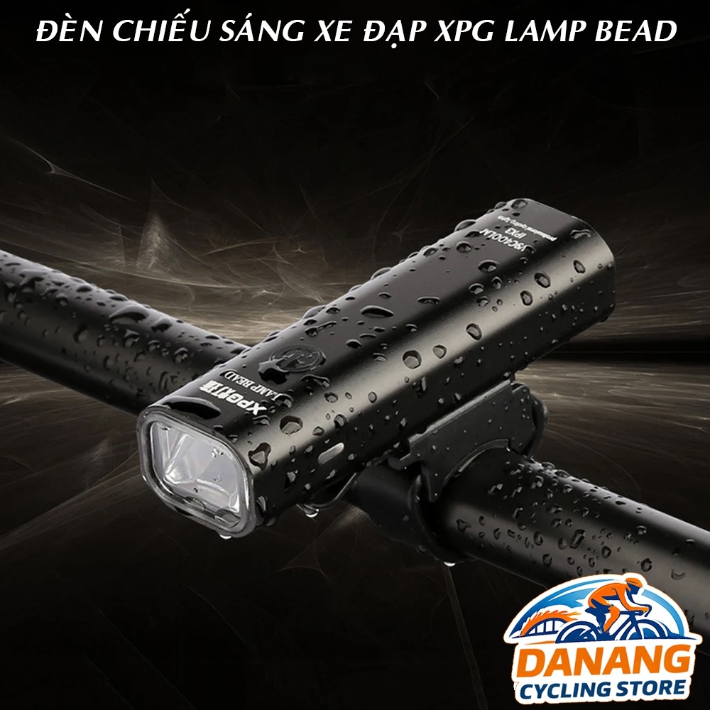 Đèn Xe Đạp XPG LAMP BEAD Sạc USB – Đèn Chiếu Sáng