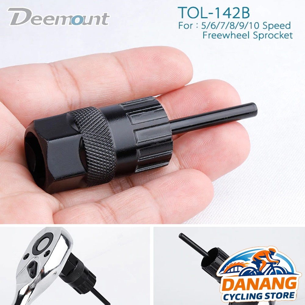 Cảo Líp Xe Đạp Deemount TOL142B Có Chốt Giữa – Dụng Cụ Mở Líp Vặn/Thả