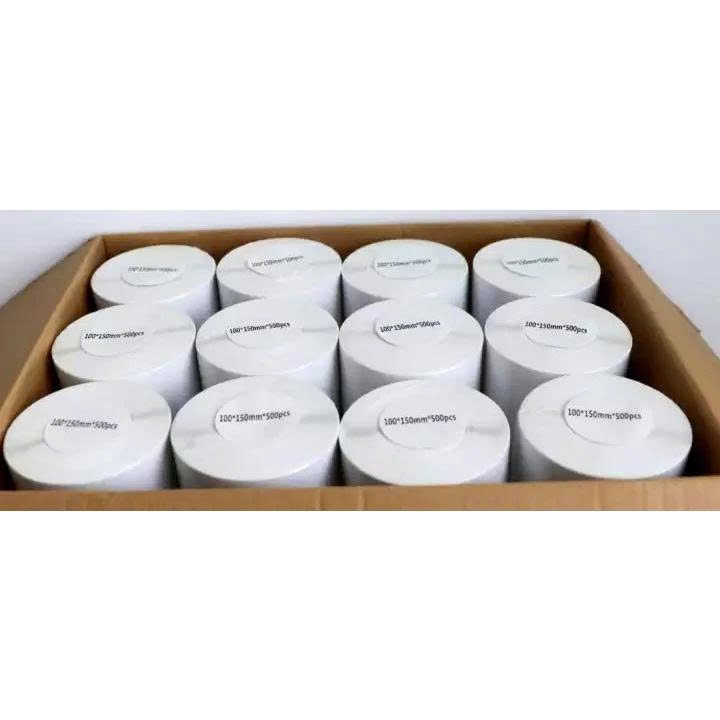 (Thùng 30 Cuộn) giấy in đơn hàng A6 tem in nhiệt 100x150mm decal dán 100*150mm giấy nhiệt 100*150 te