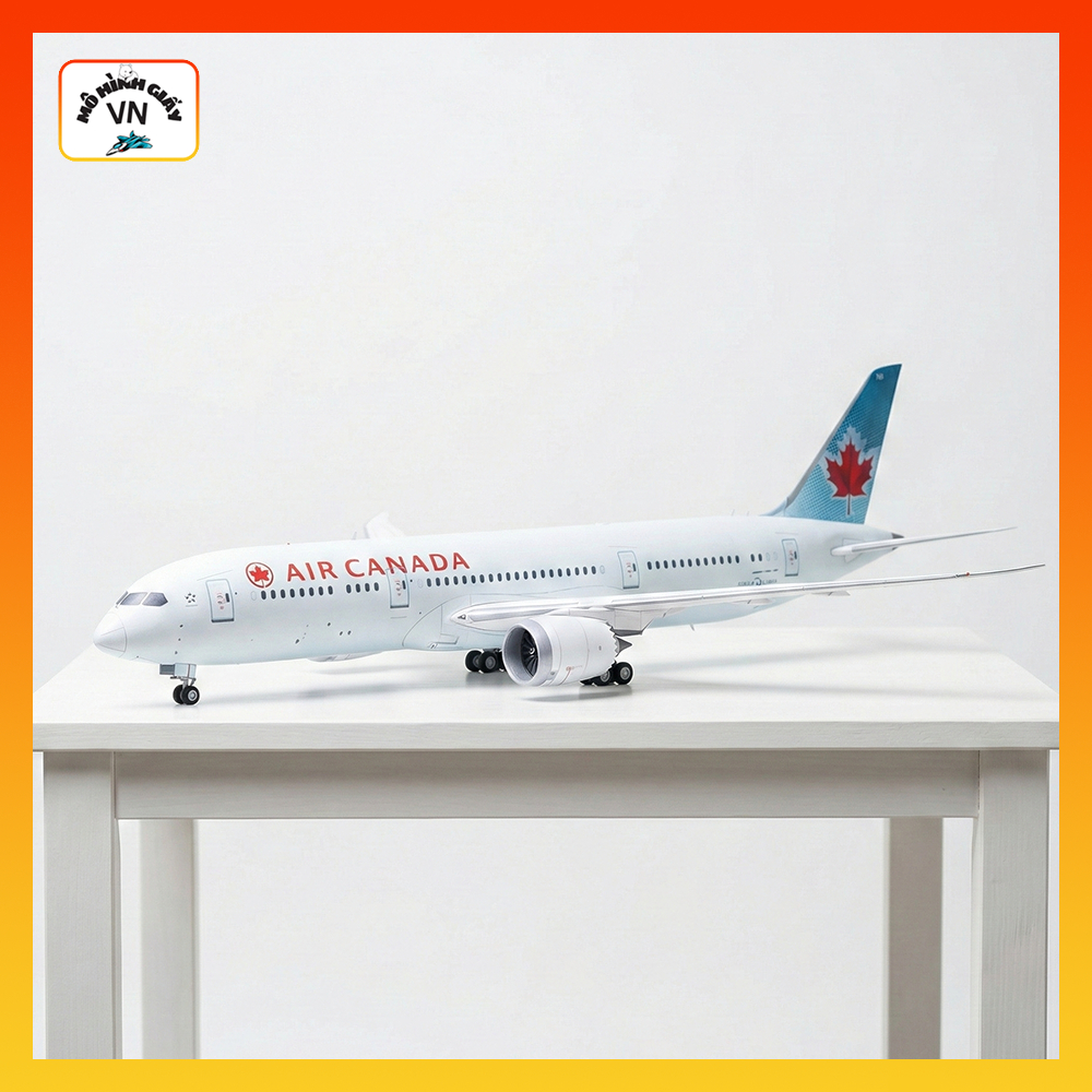 Bộ Kit Lắp Ráp Mô Hình Giấy Máy Bay Boeing 787-9 Air Canada Tỉ Lệ 1/120 Chất Liệu Giấy Cao Cấp - Moh