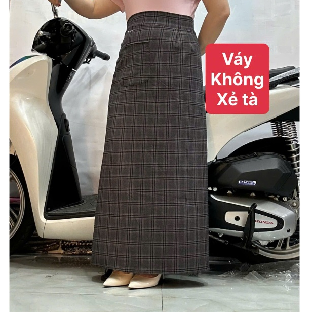 Váy jean chống nắng xẻ ta , chân váy , bông hoặc họa tiết , có 2 nút bấm và dán , ảnh thật
