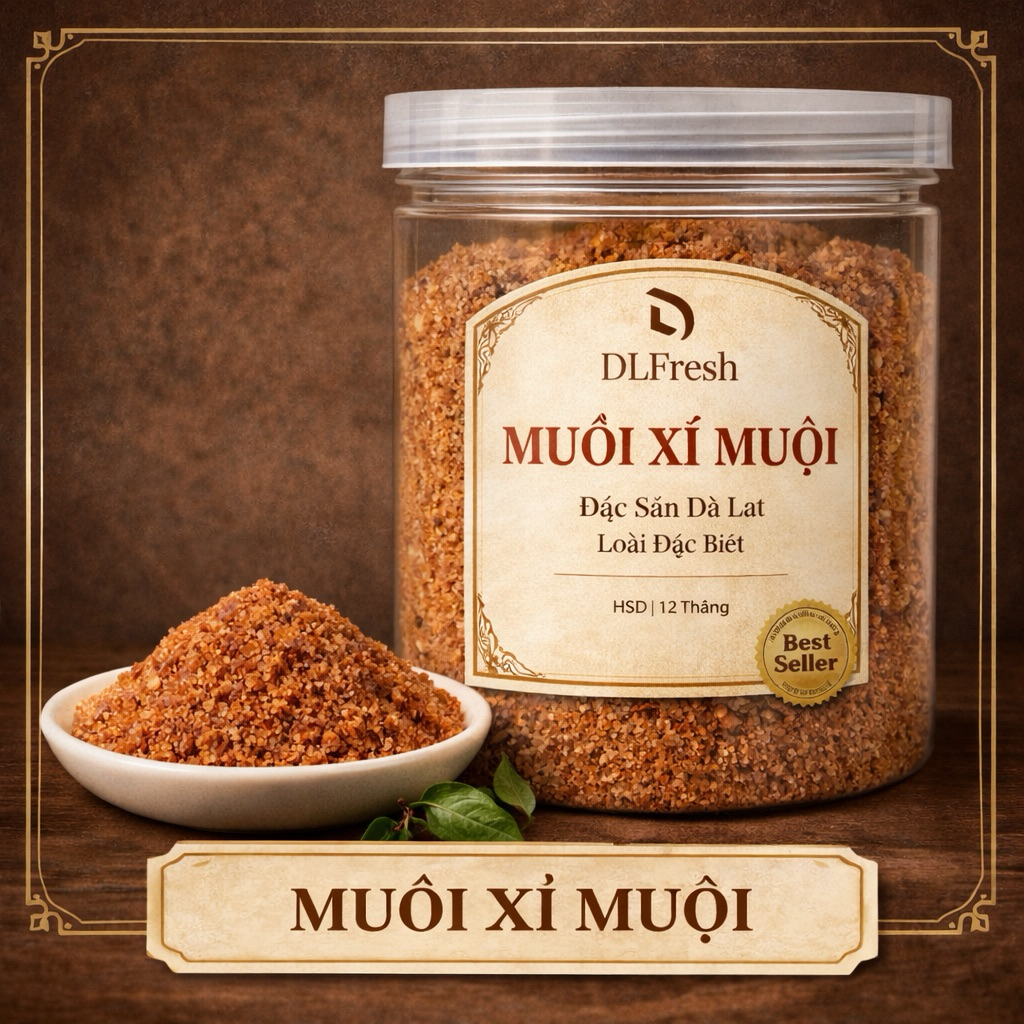 Muối Xí Muội DLFresh – Muối Chấm Trái Cây Chua Cay Mặn Ngọt Đặc Sản Đà Lạt