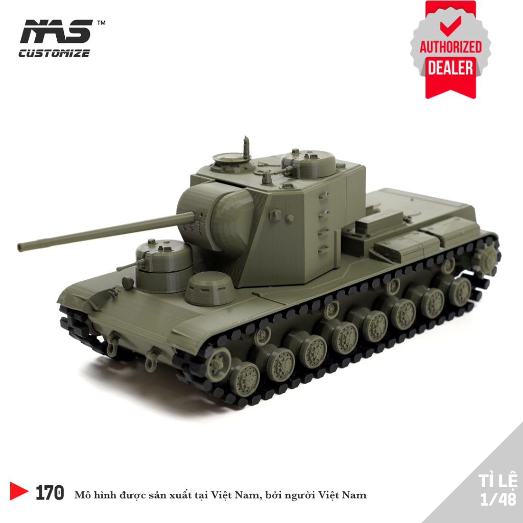 [NAS] Mô hình lắp ráp xe tăng NGA KV-5 1/48, Mô hình quân sự xe tăng Nga KV-5 tỉ lệ 1:48