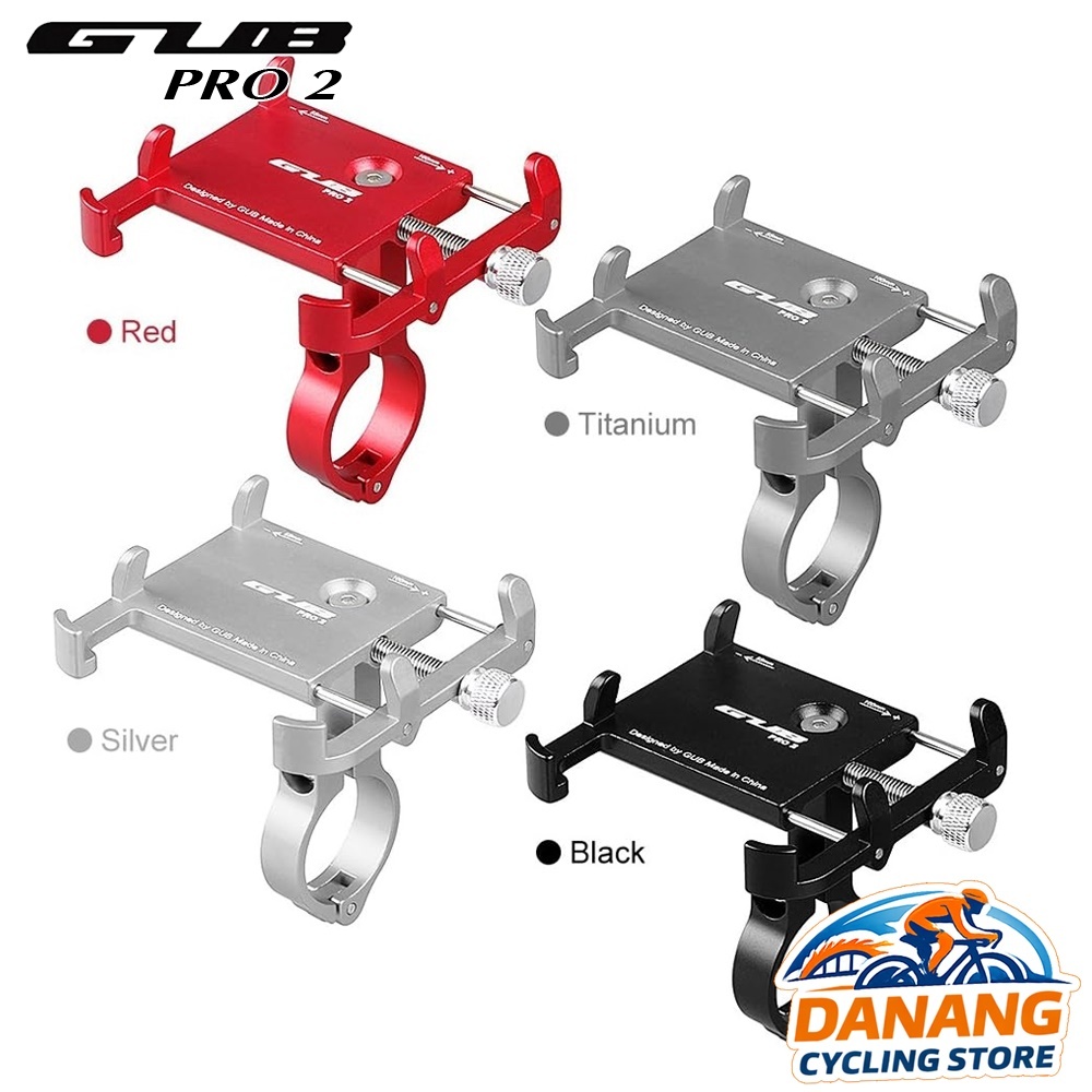 Giá Đỡ Điện Thoại Nhôm GUB PRO 2 – Kẹp Ghi Đông Xe Đạp, Xe Máy