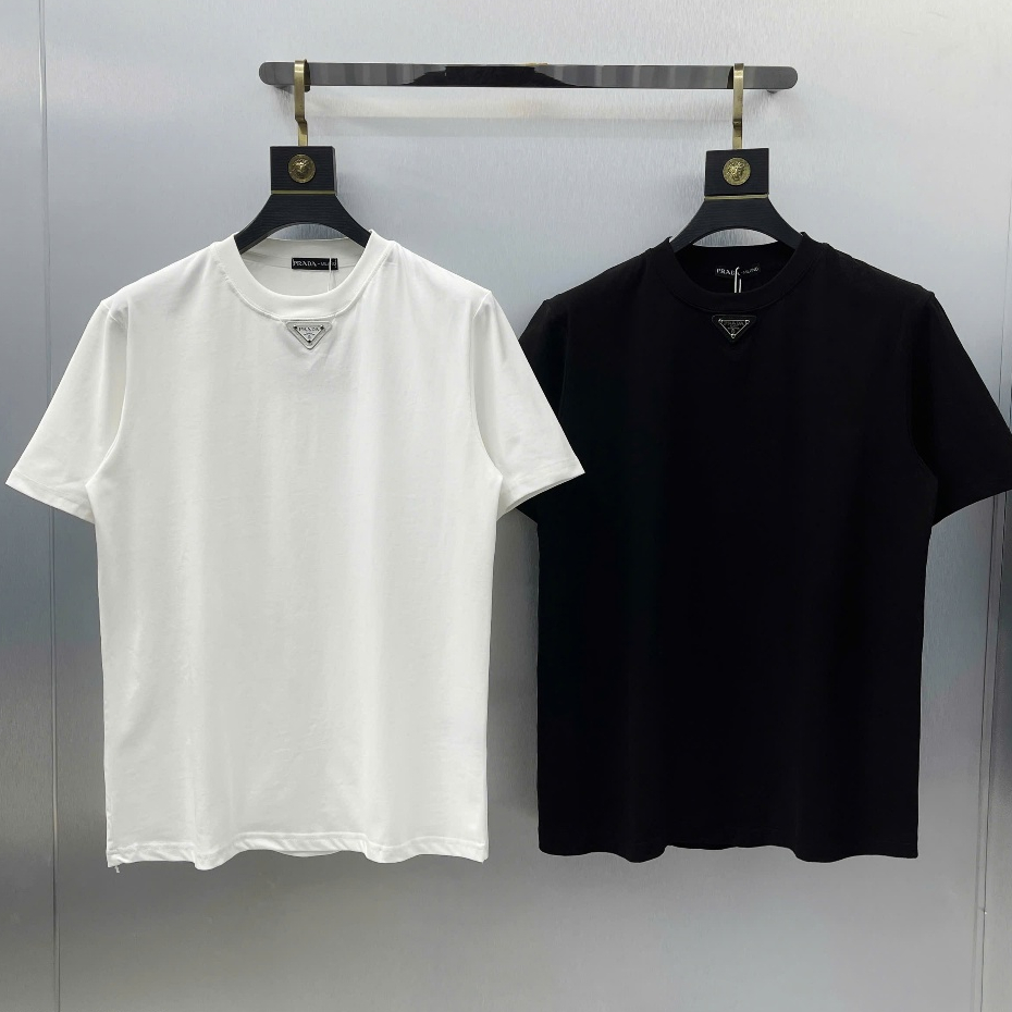 Áo Thun Nam Nữ Parada Đính Tag Basic 2 Màu