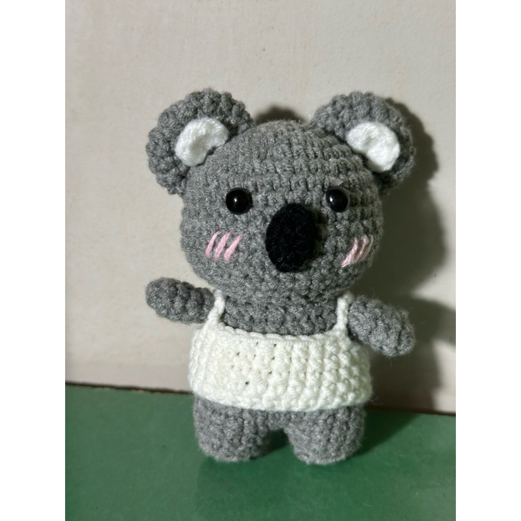 Móc khoá len Gấu Koala