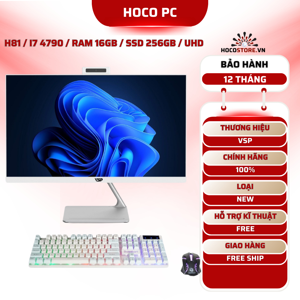 PC All In One VSP 23.8” VA241-610H IPS FHD H610 | Hoco PC