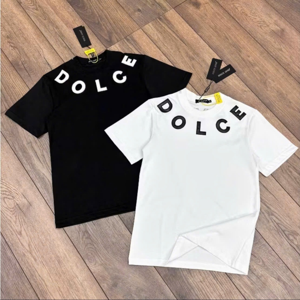 Áo Phông Nam Nữ Dolce Lever In Nhiệt Cực Nét 2 Mặt Form Dáng Thời Trang