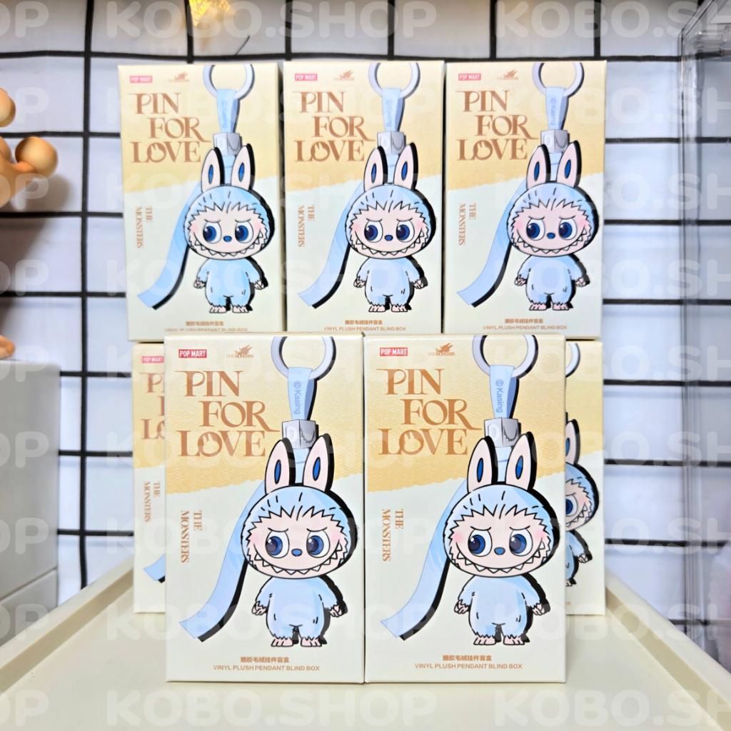 [CHÍNH HÃNG] Móc khóa bông PM LABUBU PIN FOR LOVE SERIES - Labubu Mini A-M (đã khui đáy check card)