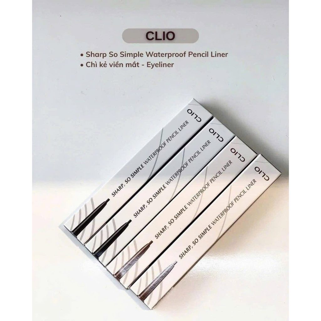 Chì Kẻ Mắt Chống Nước Clio Waterproof Pencil Liner