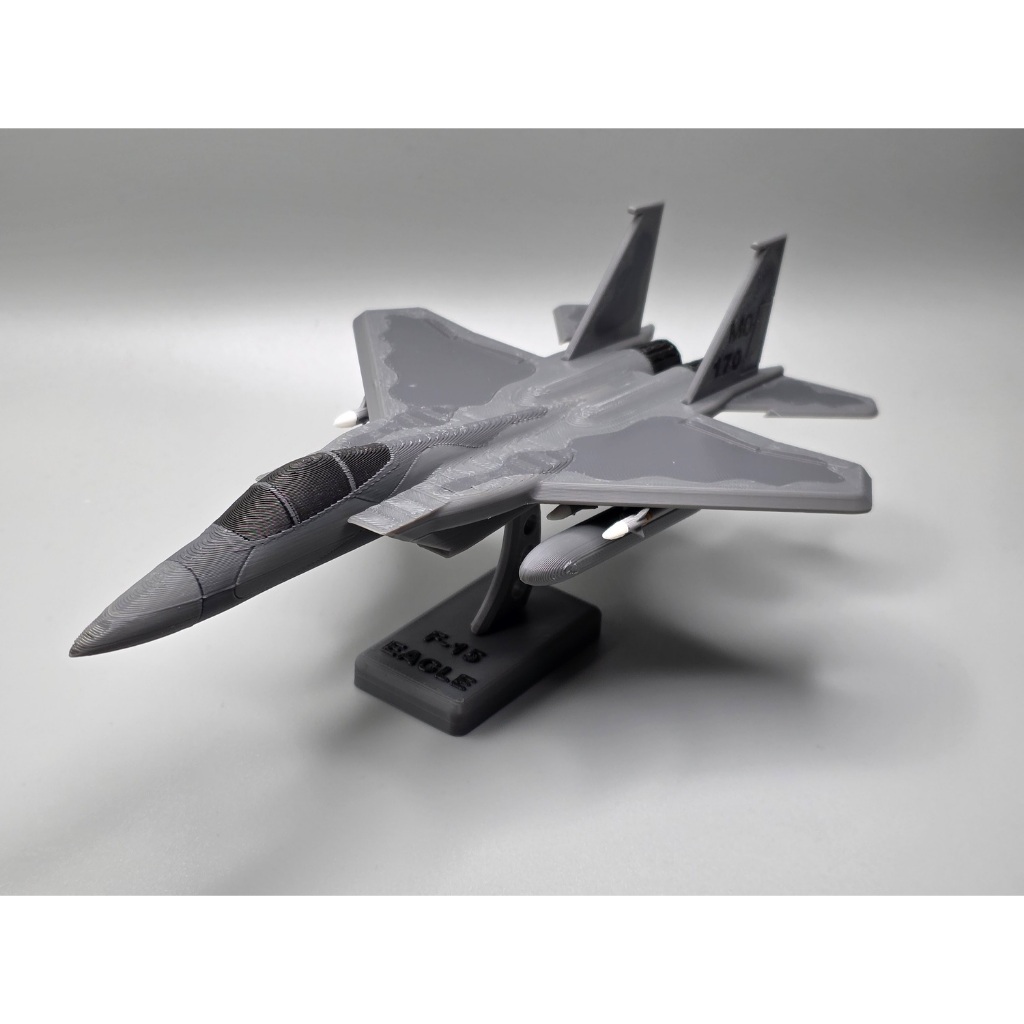 Mô Hình Máy Bay F15 Eagle 3D Chiến Đấu Cơ Siêu Thanh Trang Trí Bàn Học, Kệ Sách, Quà Tặng Bạn Trai B