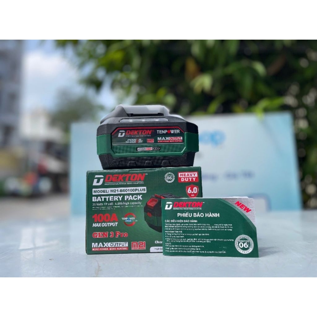 Pin DEKTON M21-B7512PRO dòng xã pin 100A 15cell dung lượng. 7500mAh