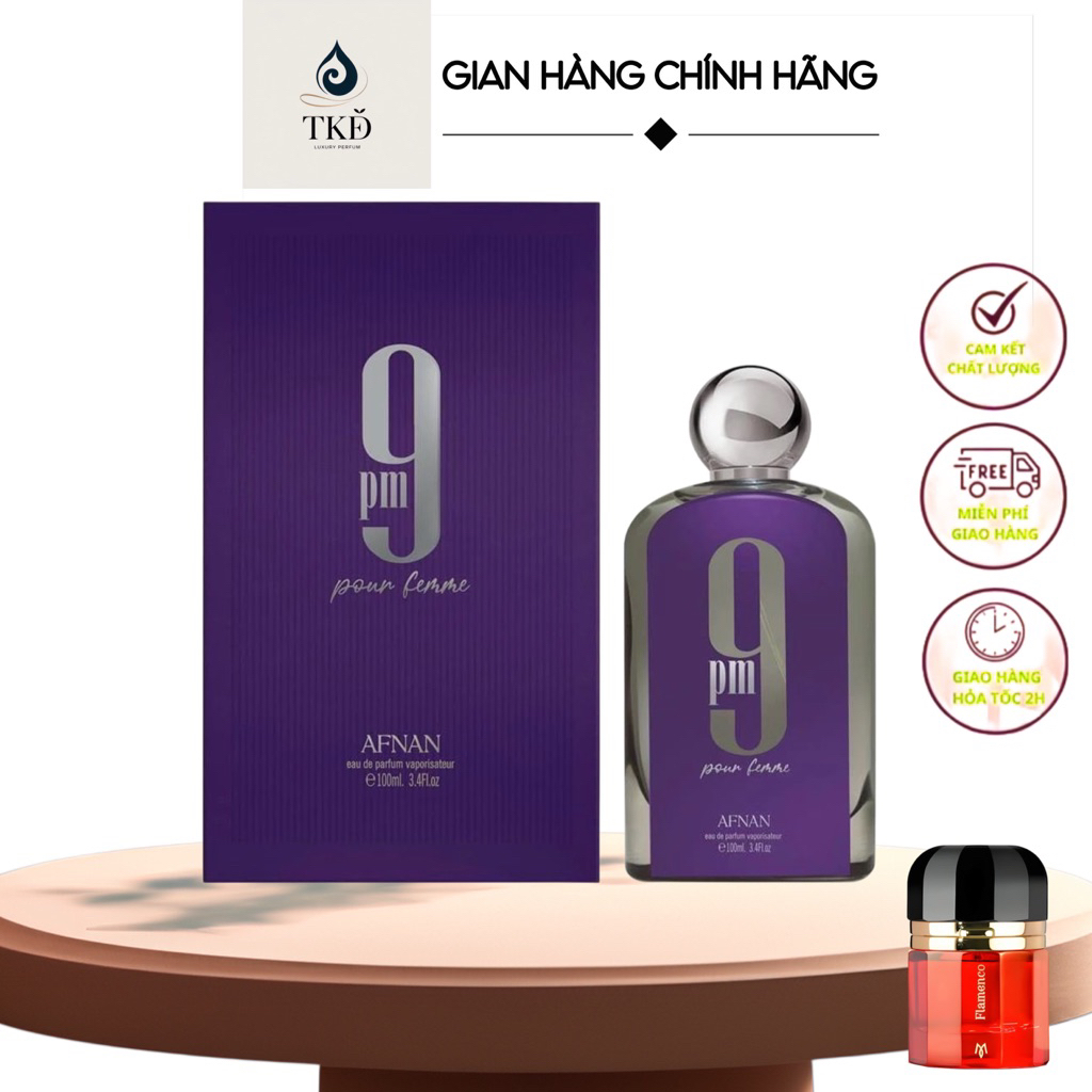 [ Hàng chính hãng ] Nước hoa Unisex Afnan 9PM pour femm