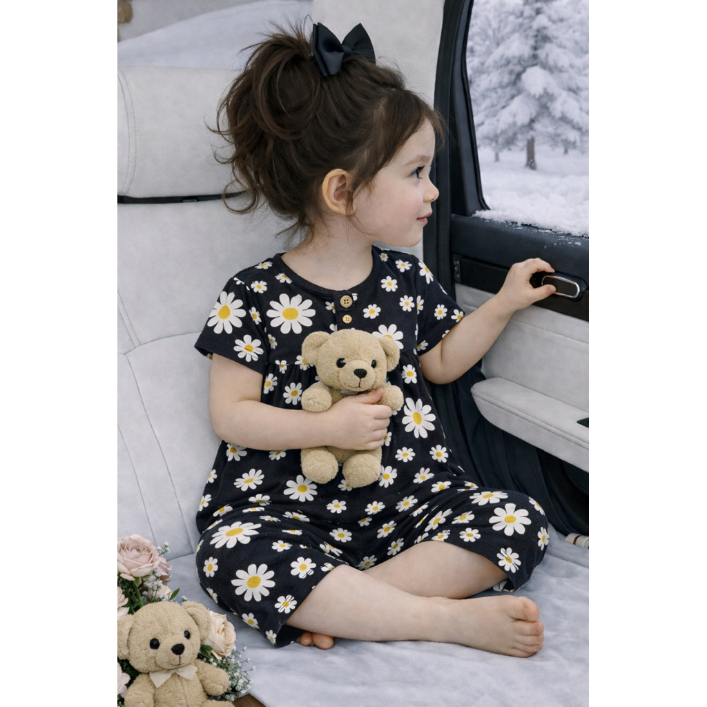 Bộ tay ngắn quần lửng babydoll