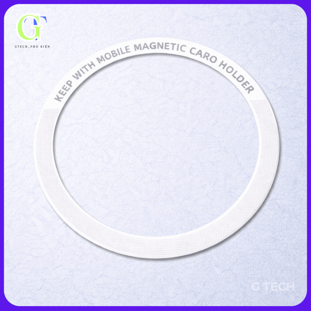 5 Vòng kim loại dán điện thoại hỗ trợ giá đỡ nam châm, giúp bám chắc và ổn định hơn khi sử dụng_GTec