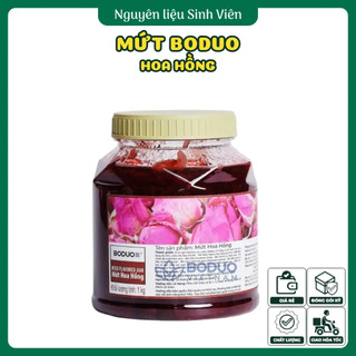 [Chính hãng có VAT] Mứt sinh tố trái cây Boduo 1L đủ vị, date mới, nguyên liệu pha chế đồ uống