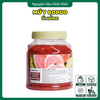 [Chính hãng có VAT] Mứt sinh tố trái cây Boduo 1L đủ vị, date mới, nguyên liệu pha chế đồ uống