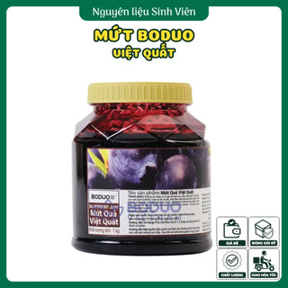 [Chính hãng có VAT] Mứt sinh tố trái cây Boduo 1L đủ vị, date mới, nguyên liệu pha chế đồ uống
