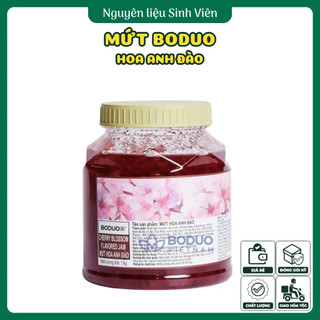 [Chính hãng có VAT] Mứt sinh tố trái cây Boduo 1L đủ vị, date mới, nguyên liệu pha chế đồ uống