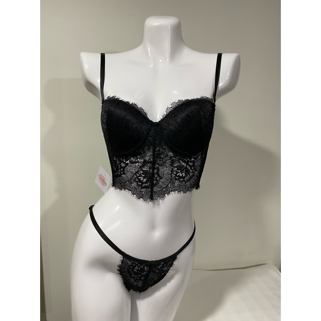 Bộ đồ lót nữ, nội y nữ ren sexy thiết kế croptop Gin Lingerie,có gọng, nâng ngực | BigBuy360 - bigbuy360.vn