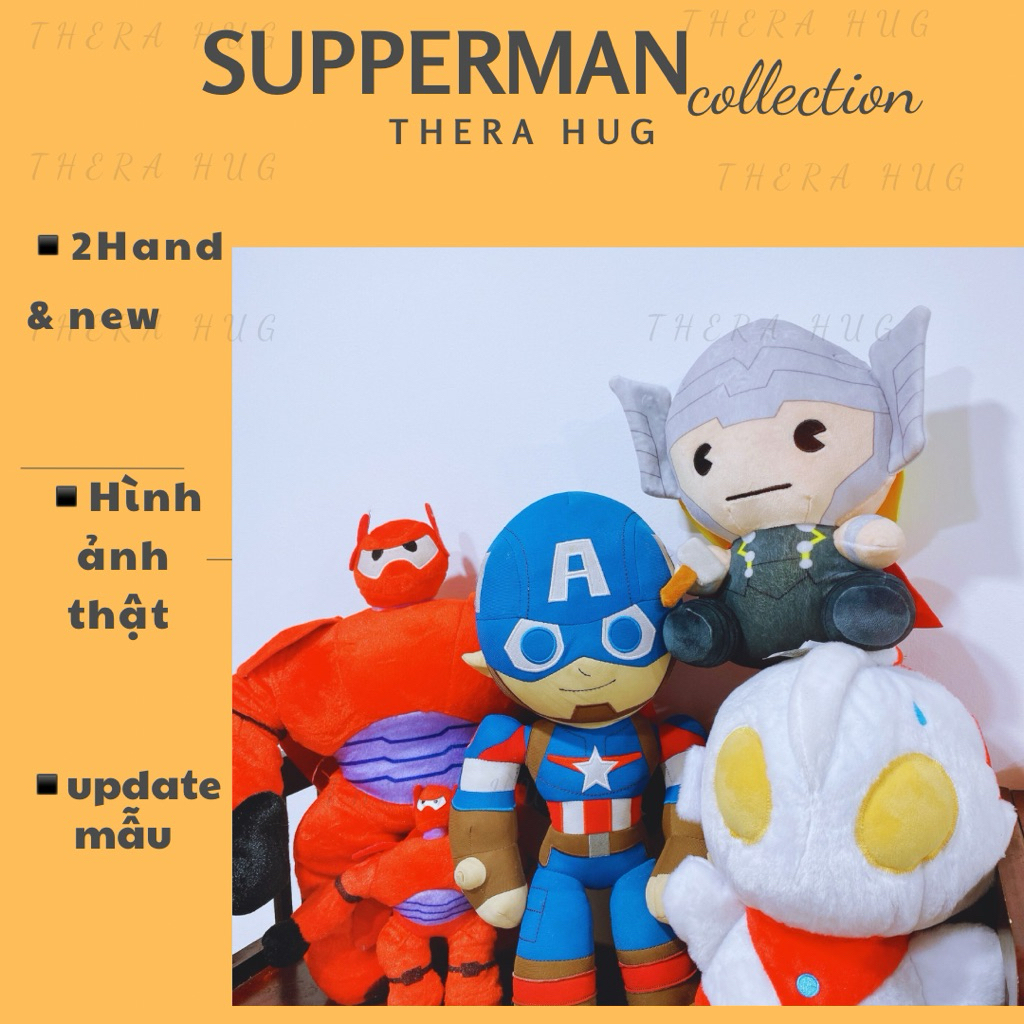 Gấu bông siêu nhân  big hero baymax anh hùng nhiều mẫu cho bé trai (cập nhật)