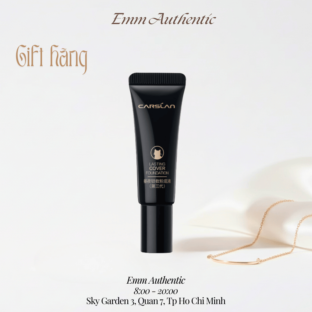 [MINI SIZE] 5g Kem Nền Carslan Kiềm Dầu Lâu Trôi - P02 Tông Da Tự Nhiên