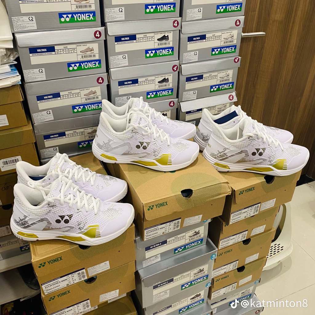 Yonex eclipsion z3 trắng xanh form wide trắng vàng form men giày cầu lông chính hãng