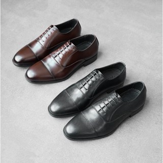 Giày Classic Oxford CL0 - JOG04 , da bò Nappa nguyên tấm , bảo hành chính hãng 12 tháng