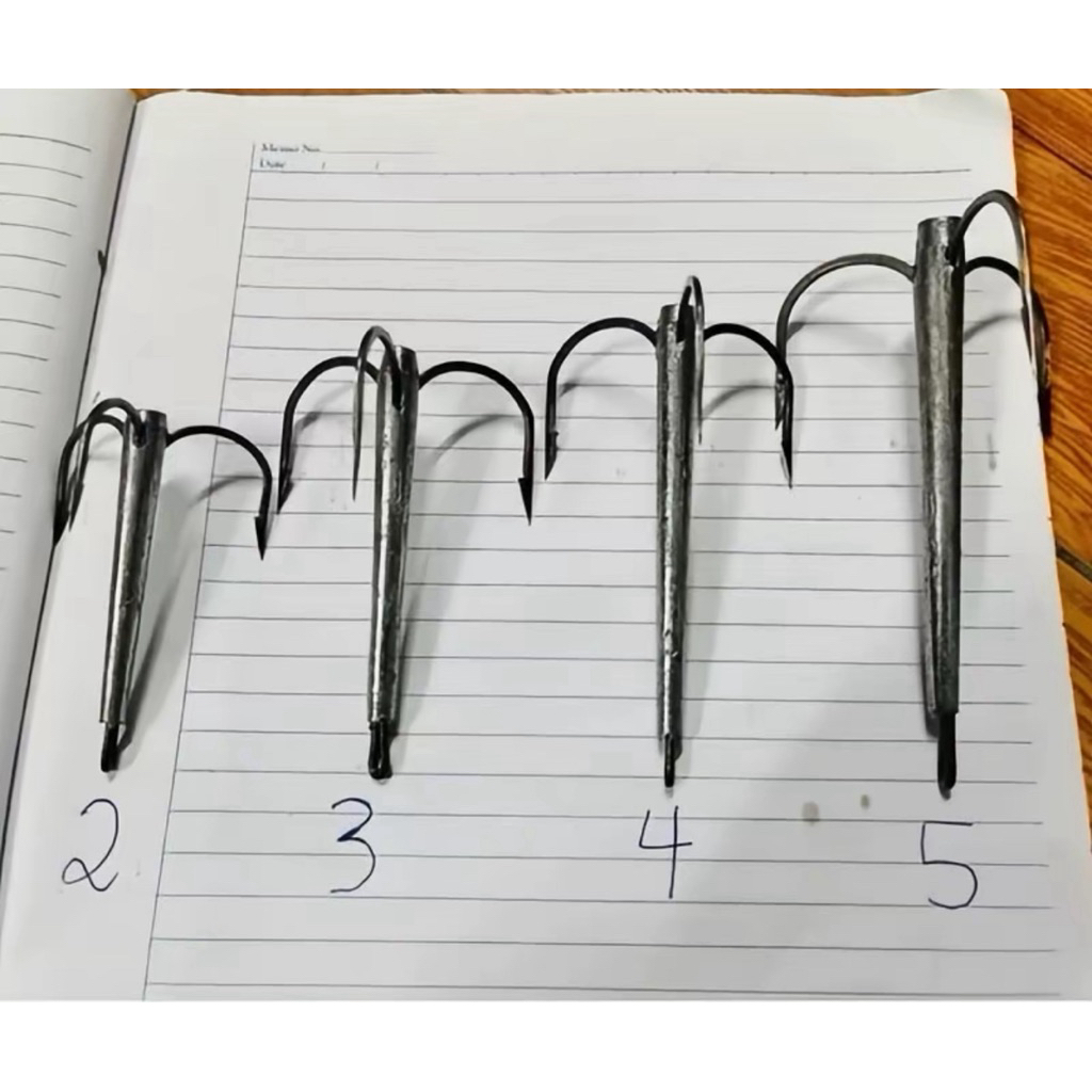 (Sale Sale ) Lưỡi Câu Ba Tiêu Săn Hàng Câu Ba Tiêu Đánh Ba Tiêu Câu Quăng Câu Mạng Câu Cá FiSing Bắt