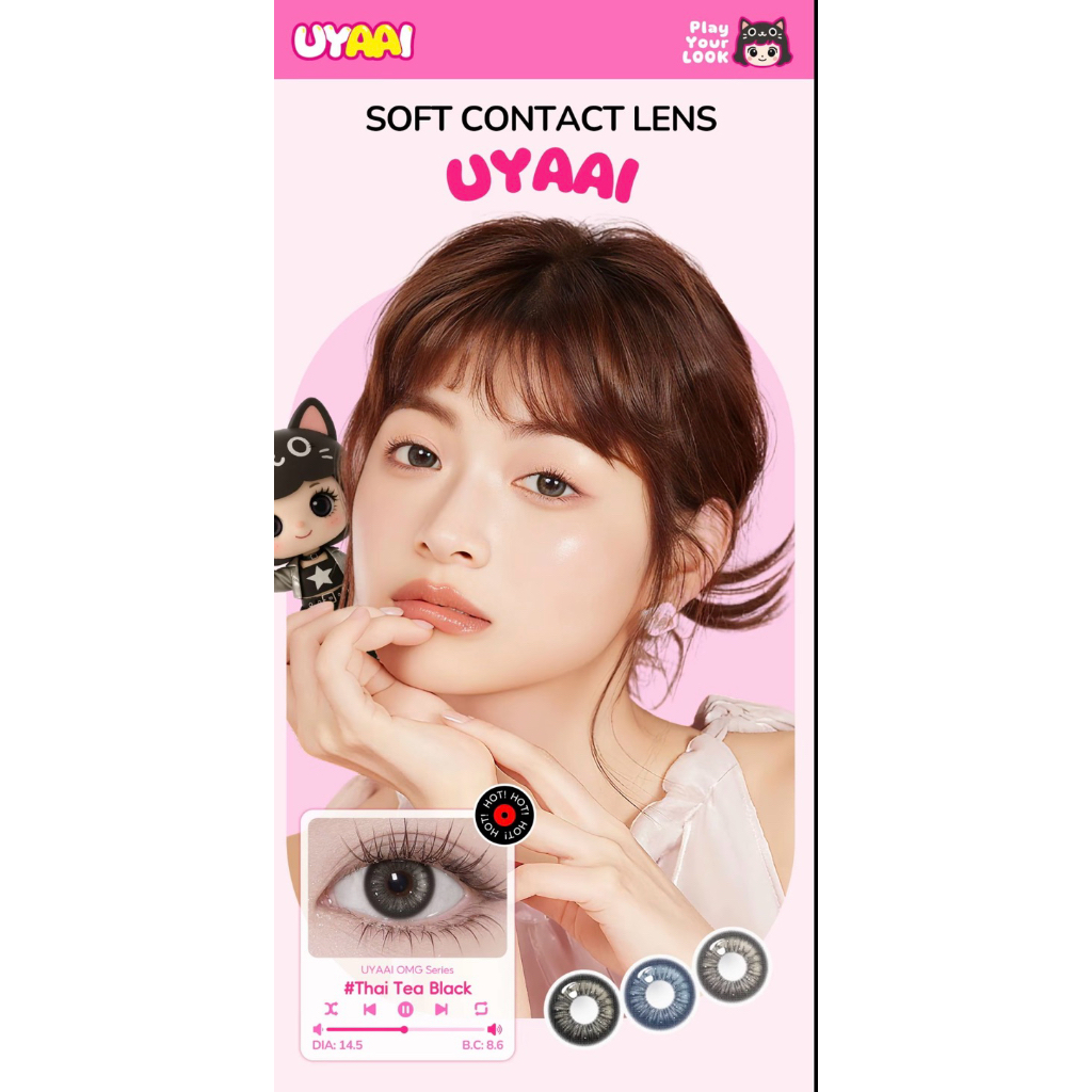 [HOẢ TỐC HCM]UYAAI THAI TEA SERIES – LENS 6 THÁNG