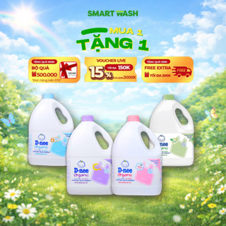 [MUA 1 TẶNG 1] Nước giặt Dnee Thái Lan 3000ml, Thơm Dịu An Toàn Cho Da Nhạy Cảm
